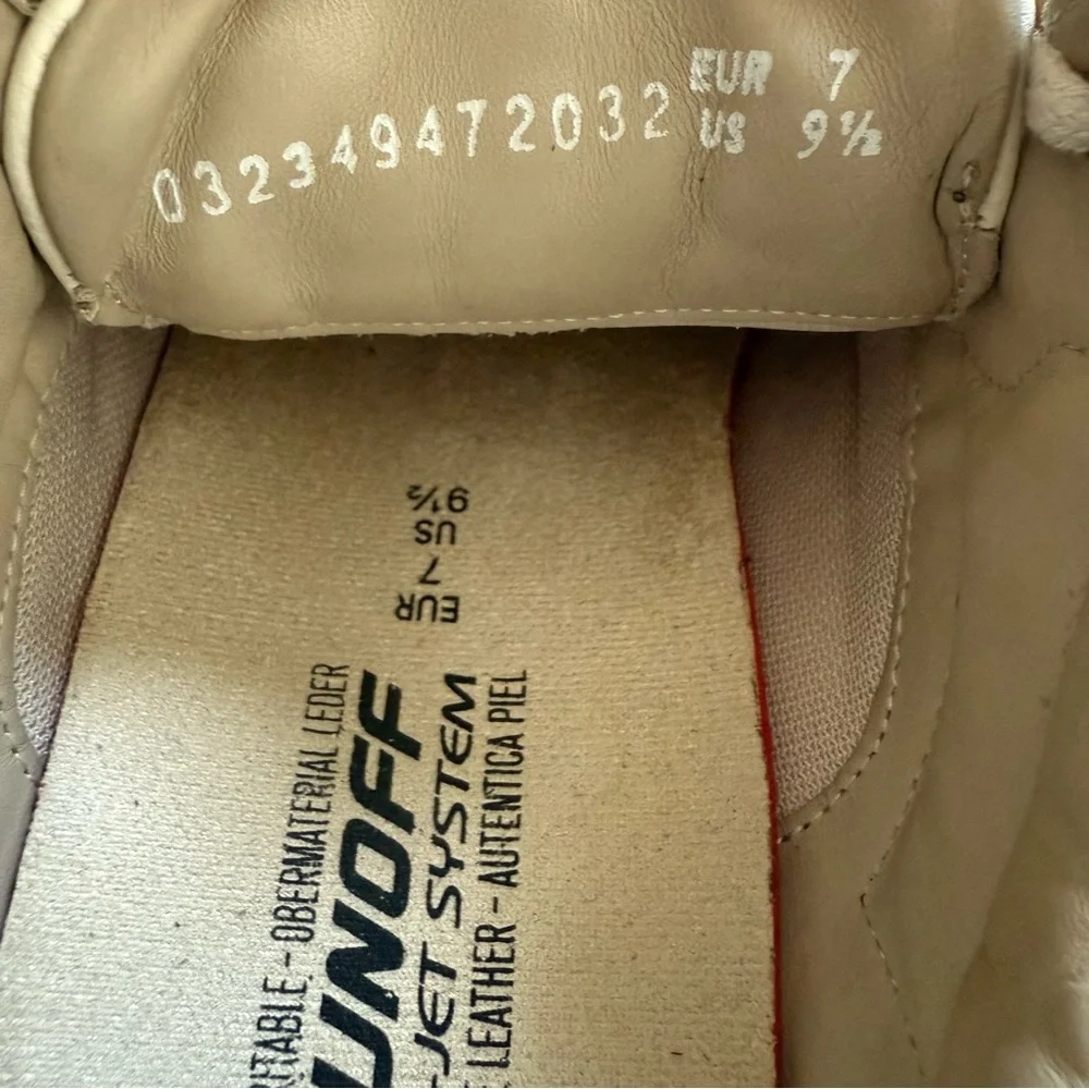 Mephisto‎ Lorane Women's Cream and Black Sneakers Leopard Accent Women’s 9.5 EUC - Picture 10 of 11